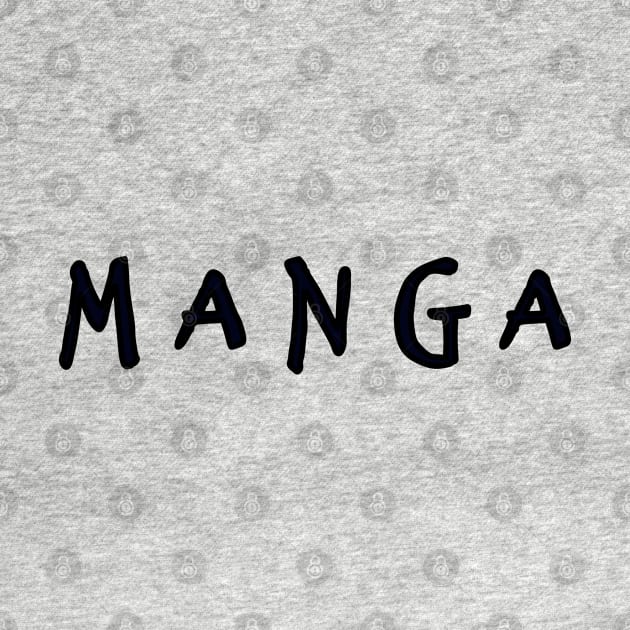 Manga Text Art by UrbanBlazeStudio